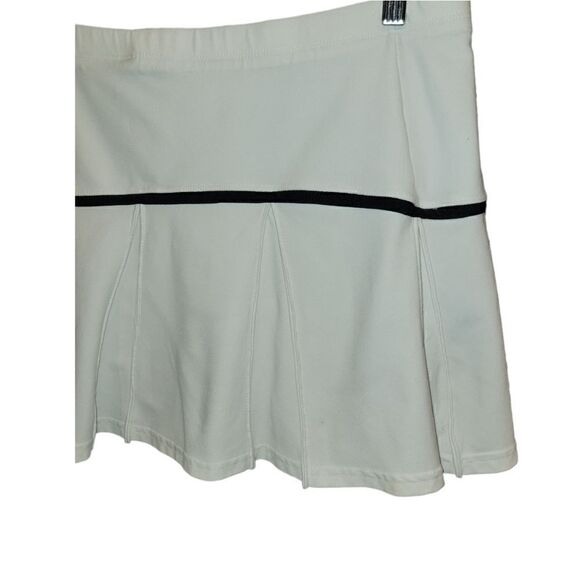Nike White Ruffle Pleated Flounce Tennis Shirt Skort M - Picture 4 of 14